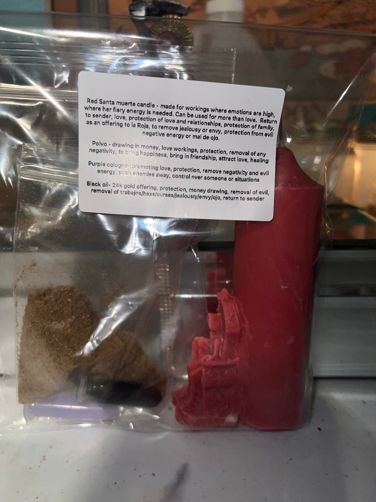 6in santa muerte bundle la Roja