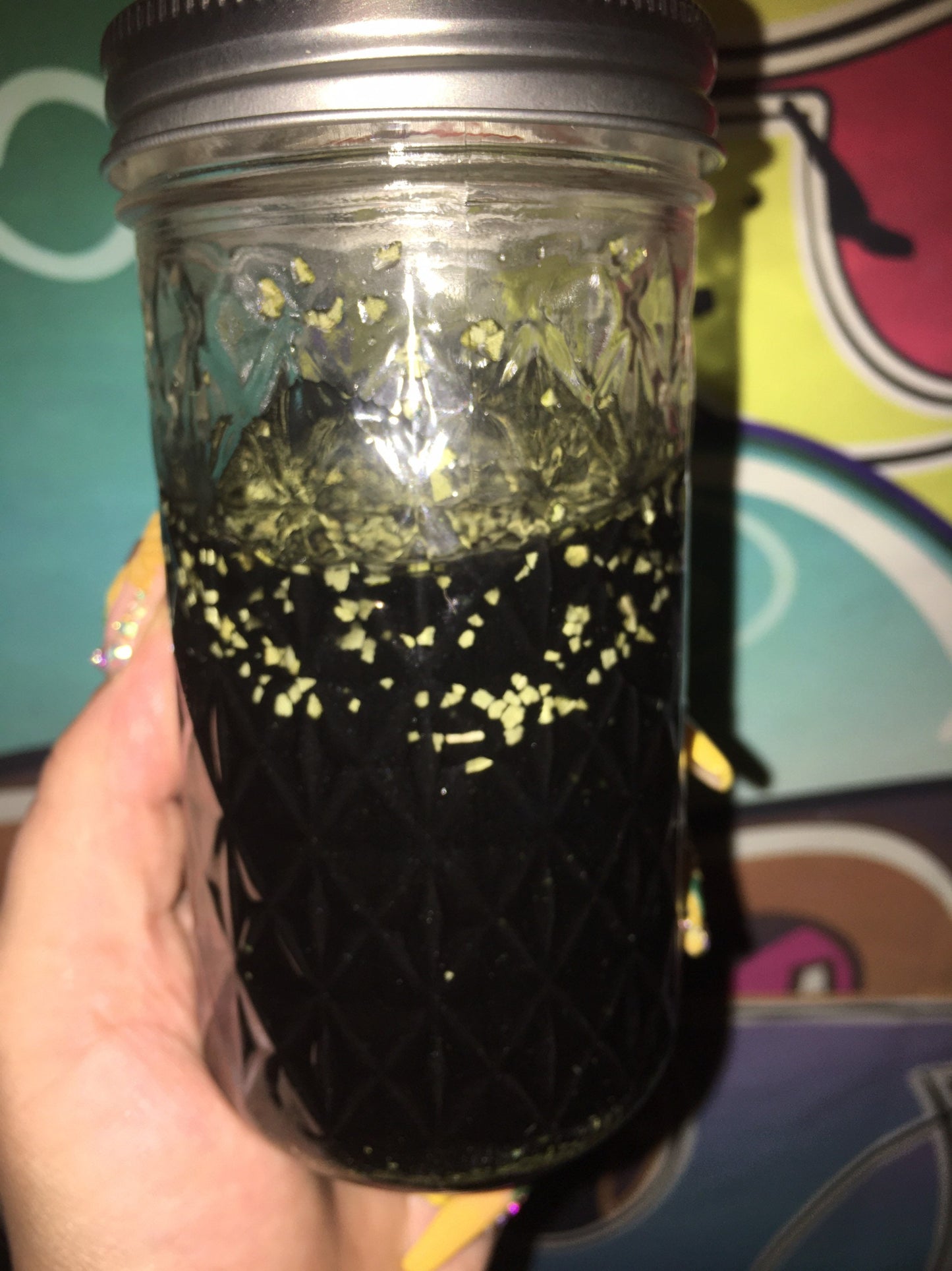 Various handmade oils. Uses in description